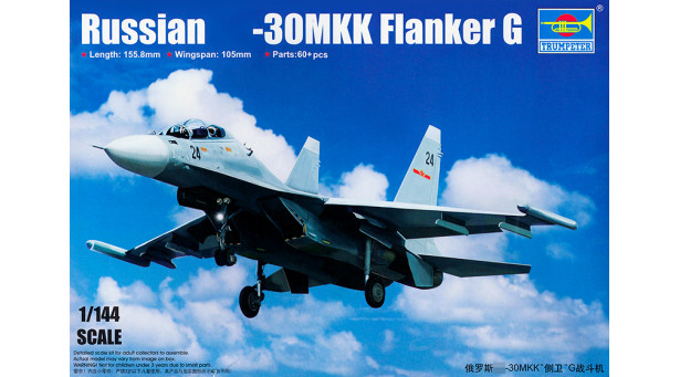 Истребитель КБ Сухого Тип 30МКК - 1/144 TRUMPETER 03917