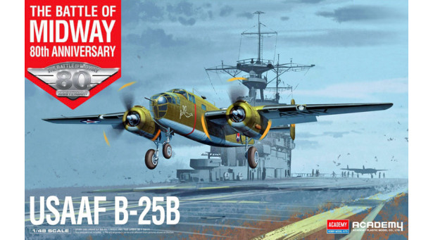 B-25B North American Aviation (NAA), Mitchell - 1/48 ACADEMY 12336