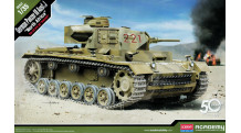 Panzerkampfwagen III, Sd.Kfz. 141/1, Ausf. J, T-III, Daimler-Benz - ACADEMY 13531 1/35