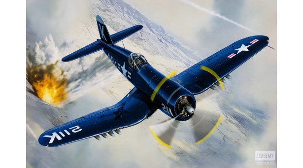 F4U-4/4B Chance Vought, Corsair - 1/48 ACADEMY 12353