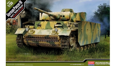 Panzerkampfwagen III, Sd.Kfz. 141/1, Ausf. L, T-III, Daimler-Benz - ACADEMY 13545 1/35