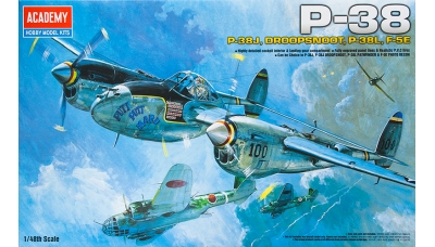 P-38J/L & F-5E Lockheed, Lightning - ACADEMY 12282 1/48