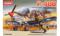 P-40B Curtiss, Warhawk, Tomahawk IIA - ACADEMY 12456 1/72