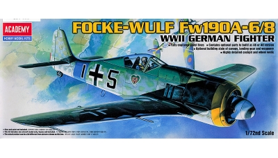 Fw 190A-6/A-8 Focke-Wulf - ACADEMY 12480 1/72
