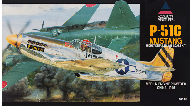 P-51C North American Aviation (NAA), Mustang - 1/48 ACCURATE MINIATURES 3419 P-51C North American Aviation (NAA), Mustang - 1/48 ACCURATE MINIATURES 3419