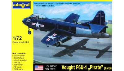 F6U-1 Chance Vought, Pirate - ADMIRAL ADM7211 1/72