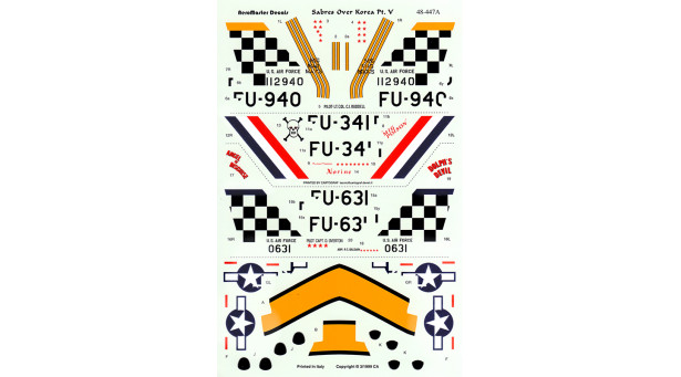 F-86E-1/F-86F-30 North American Aviation (NAA), Sabre - 1/48 AEROMASTER 48-447