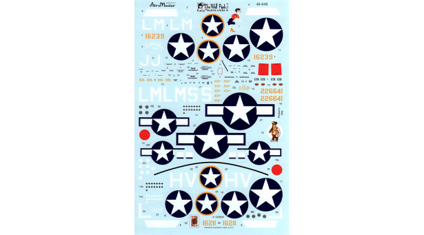 P-47C/D Republic, Thunderbolt, Jug - 1/48 AEROMASTER 48-648 P-47C/D Republic, Thunderbolt, Jug - 1/48 AEROMASTER 48-648
