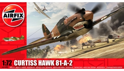 P-40B Curtiss, Warhawk, Tomahawk IIA - AIRFIX A01003 1/72
