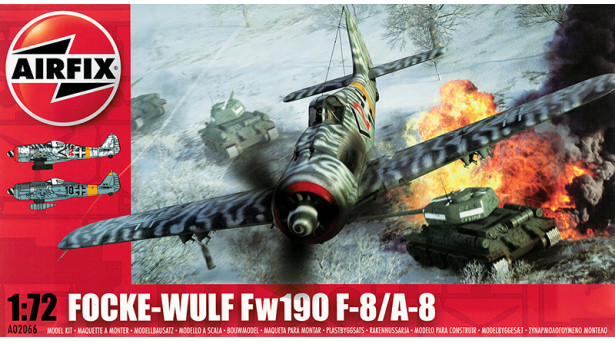 Fw 190A-8/F-8 Focke-Wulf, Würger, Shrike - 1/72 AIRFIX A02066