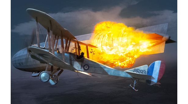 B.E.2c Royal Aircraft Factory, Vickers, Bristol - 1/72 AIRFIX A02101