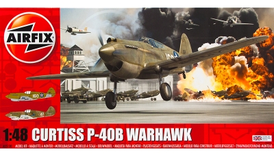 P-40B Curtiss, Warhawk, Tomahawk IIA - AIRFIX A05130 1/48