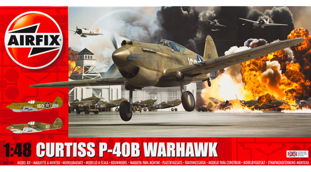 P-40B Curtiss, Warhawk, Tomahawk IIA - 1/48 AIRFIX A05130