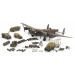 Lancaster B Mk. I Avro, Lanc / Аэродромная техника и оборудование для обслуживания тяжелых бомбардировщиков Королевских ВВС Великобритании периода Второй Мировой Войны - 1/72 AIRFIX A50139
