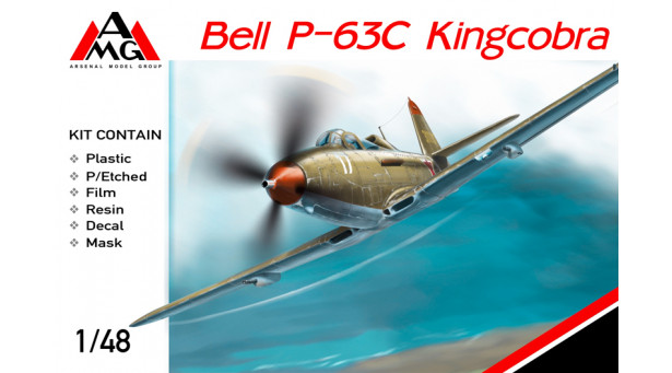 P-63C-5 Bell, Kingcobra - 1/48 AMG 48654 P-63C-5 Bell, Kingcobra - 1/48 AMG 48654