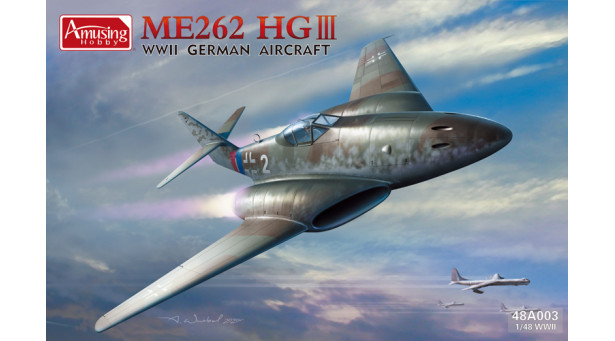 Me 262 HG III Messerschmitt, Schwalbe - 1/48 AMUSING HOBBY 48A003
