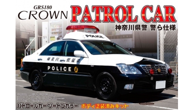 Toyota Crown GRS180 2005 - AOSHIMA 003022 PRE-PAINTED PATROL CAR No. 10 1/24 PREORD