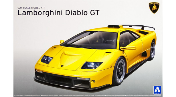 Lamborghini Diablo GT - 1/24 AOSHIMA 010501 SUPER CAR No. 23