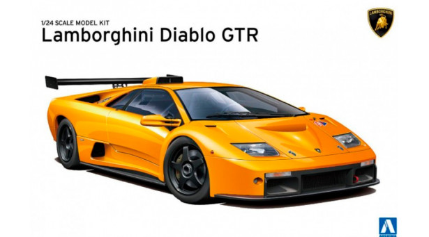 Lamborghini Diablo GTR - 1/24 AOSHIMA 010693 SUPER CAR No. 25 Lamborghini Diablo GTR - 1/24 AOSHIMA 010693 SUPER CAR No. 25