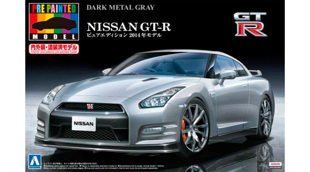 Nissan GT-R R35 2014 - 1/24 AOSHIMA 011355 PRE-PAINTED MODEL No. 39 Nissan GT-R R35 2014 - 1/24 AOSHIMA 011355 PRE-PAINTED MODEL No. 39