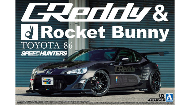 Toyota 86 / GT86 / Scion FR-S (ZN6) - 1/24 AOSHIMA 050941 TUNED CAR No. 2