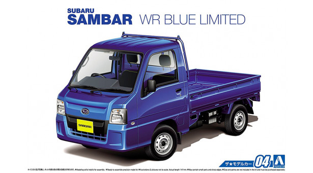 Subaru Sambar Truck TT2 2011 - 1/24 AOSHIMA 051559 MODEL CAR No. 4 Subaru Sambar Truck TT2 2011 - 1/24 AOSHIMA 051559 MODEL CAR No. 4