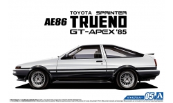 Toyota Sprinter Trueno 1.6 GT APEX AE86 1985 - AOSHIMA 051566 MODEL CAR No. 5 1/24 PREORD