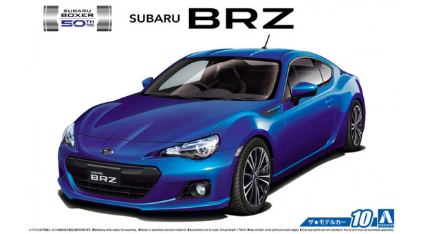 Subaru BRZ 2012 - 1/24 AOSHIMA 051610 MODEL CAR No. 10 Subaru BRZ 2012 - 1/24 AOSHIMA 051610 MODEL CAR No. 10