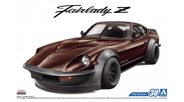 Nissan Fairlady Z S31 Aero Custom (S30) 1975 - 1/24 AOSHIMA 053058 MODEL CAR No. 30