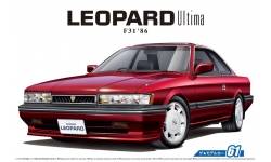 Nissan Leopard 3.0 Ultima (UF31) 1986 - AOSHIMA 054826 MODEL CAR No. 61 1/24