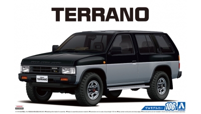 Nissan Terrano V6-3000 R3m (WHYD21) 1991 - AOSHIMA 057087 MODEL CAR No.106 1/24