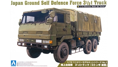 Type 73 Heavy Truck 3.5t Isuzu - AOSHIMA 002322 No. 1 1/72