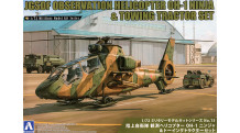 OH-1 Kawasaki, Ninja & Toyota 2TD20 Tow Tractor - AOSHIMA 014356 No. 15 1/72