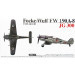 Fw 190A-8 Focke-Wulf, Würger - 1/144 AOSHIMA 047446. Комбо: комплект из двух моделей Fw 190A-8 Focke-Wulf, Würger - 1/144 AOSHIMA 047446. Комбо: комплект из двух моделей