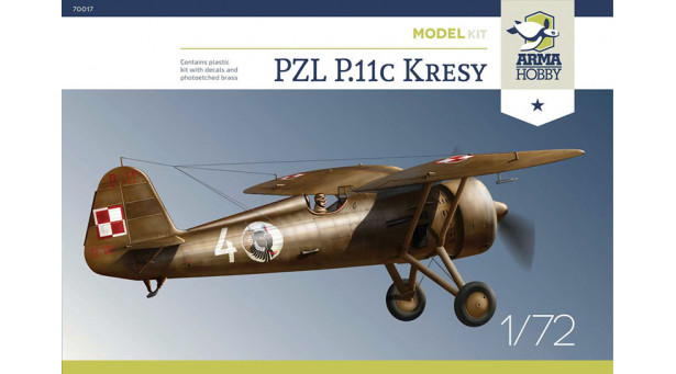 PZL P.11c  - 1/72 ARMA HOBBY 70017