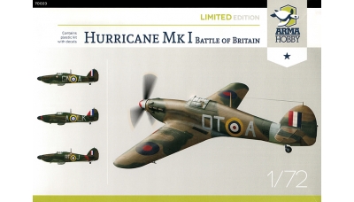 Hurricane Mk. I Hawker - ARMA HOBBY 70023 1/72