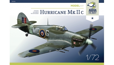 Hurricane Mk. IIc Hawker - ARMA HOBBY 70036 1/72