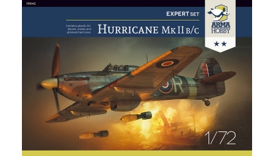 Hurricane Mk. IIb/c Hawker - ARMA HOBBY 70042 1/72