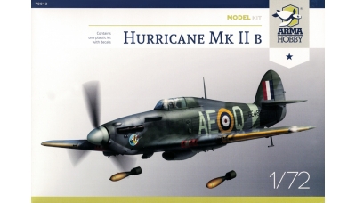 Hurricane Mk. IIb Hawker - ARMA HOBBY 70043 1/72