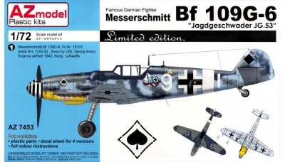 Bf 109G-6 Messerschmitt - AZ MODEL AZ7453 1/72