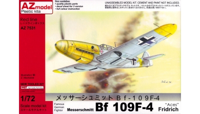 Bf 109F-4 Messerschmitt - AZ MODEL AZ7531 1/72