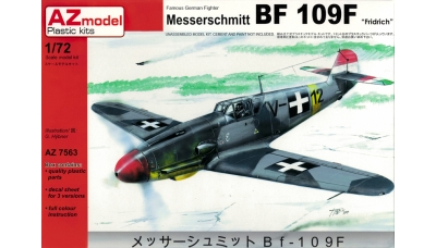 Bf 109F-4 Messerschmitt - AZ MODEL AZ7563 1/72