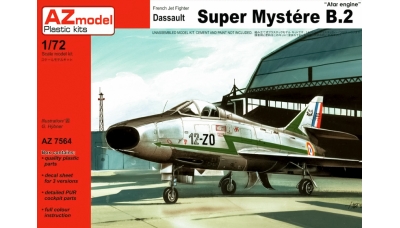 Super Mystère B.2, Dassault - AZ MODEL AZ7564 1/72