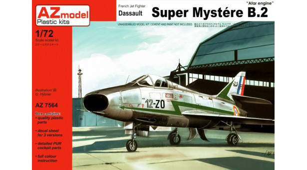 Super Mystère B.2, Dassault - 1/72 AZ MODEL AZ7564