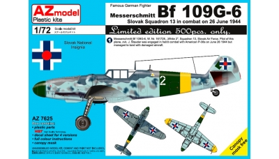 Bf 109G-6 Messerschmitt - AZ MODEL AZ7625 1/72