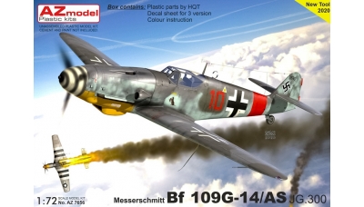 Bf 109G-14/AS Messerschmitt - AZ MODEL AZ7656 1/72