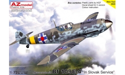 Bf 109E-4 Messerschmitt - AZ MODEL AZ7662 1/72