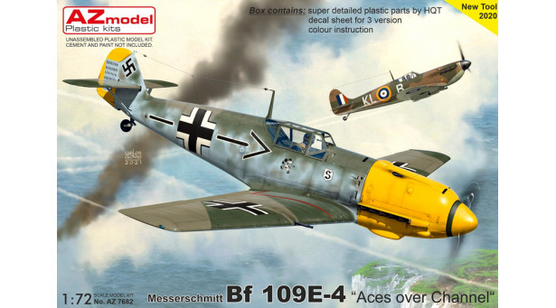 Bf 109E-4 Messerschmitt, Emil - 1/72 AZ MODEL AZ7682