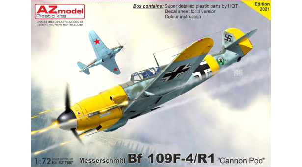 Bf 109F-4/R1 Messerschmitt, Friedrich - 1/72 AZ MODEL AZ7687