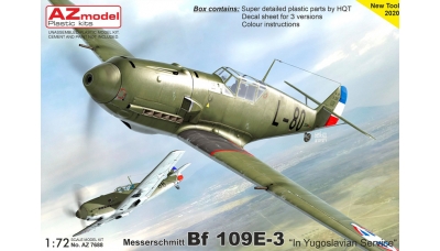 Bf 109E-3a Messerschmitt - AZ MODEL AZ7688 1/72